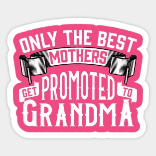 Only the Best Mothers Get Promoted to Grandma Gift for Mother’s Day Sticker